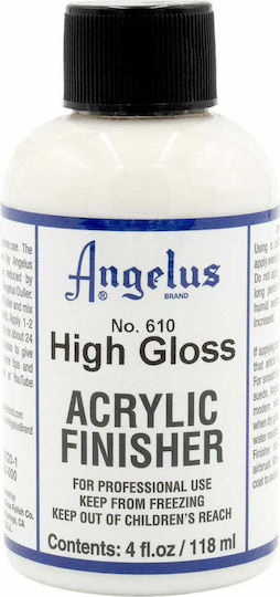 Angelus Acrylic Finisher High Gloss Βερνίκι Ζωγραφικής 118ml 1τμχ