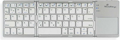 MediaRange MROS133-GR Wireless Bluetooth Keyboard Only Greek Silver