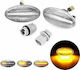 Vinstar Flash Led for Fiat Sedici Opel Agila Suzuki Baleno / Celerio / Grand Vitara / Ignis / Jimny / SX4 / Swift Dynamic White 2pcs