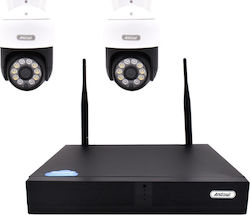 Andowl Integriertes CCTV-System Wi-Fi mit 2 Kameras 8MP