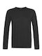 HANRO Long-Sleeve Black Undershirt