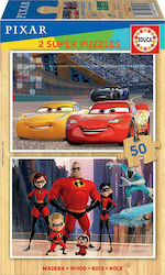 Ξύλινο Παιδικό Puzzle Pixar Cars 100pcs Educa