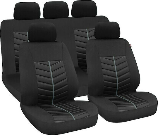Lampa Car Cover Set 9pcs Polyester Rapid Black