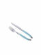 Alpina Appliances AT100712 Cutlery Set Stainless Light Blue 12pcs