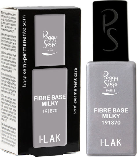 Peggy Sage I-Lak Fibre Base Milky Grundierung für Gel-Nagellacke 11ml