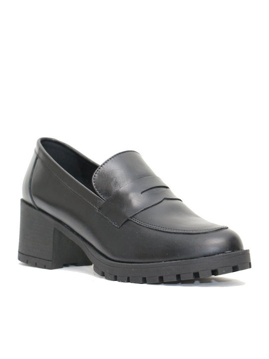 Damen Loafers Irene 2145 Leder Schwarz