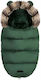 Ricokids Elmi Sac de picioare pentru cărucior Verde cu căptușeală de catifea 95x48εκ.