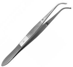 Rhein Tweezers Oriental 10cm Thin Curved