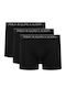 Ralph Lauren Herren Boxershorts Schwarz 3Packung