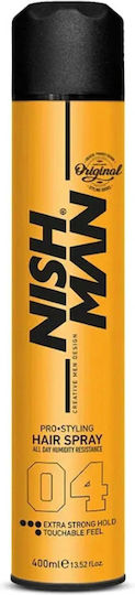 NISHMAN Лак за Много Силно Задържане 400ml