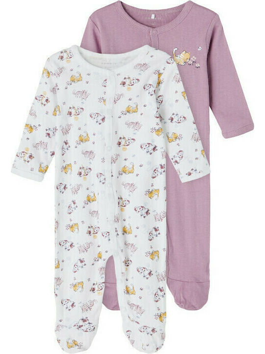 Name It Baby Bodysuit Set Long-Sleeved Multicolour 2pcs