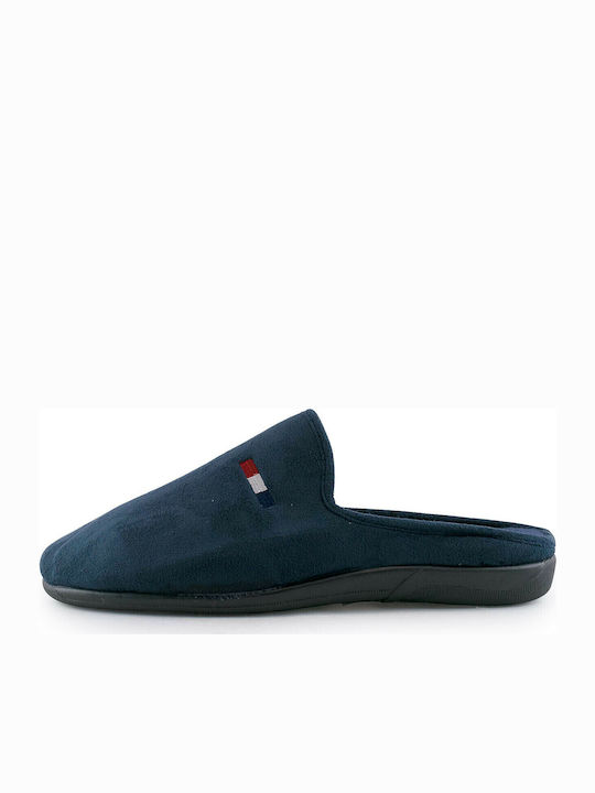 Love4shoes D39 Winterliche Herrenhausschuhe Bla...
