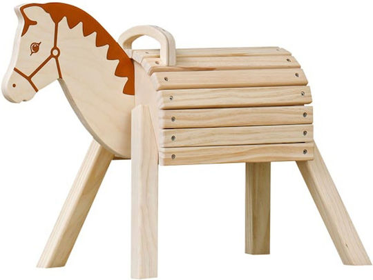 Baby Aktivitätsspielzeug Tier Pferd Stabiles Hölzernes Für 24+ Monate