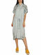 OB805532 Summer Midi Shirt Dress Dress Light Blue