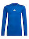 Adidas Kinderhemd Langarm Blau