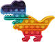 Luna Dinosaurier Pop it Fidget Silikon Mehrfarbig