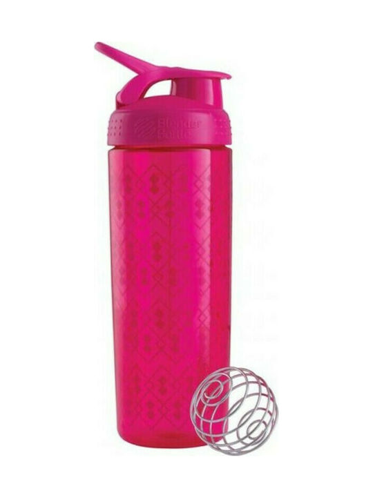 Blender Bottle SportMixer Geo Lace Шейкър Протеин 820мл Пластмаса Розов