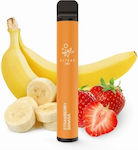 Elf Bar 600 Strawberry Banana Disposable Pod Kit 2ml με Ενσωματωμένη Μπαταρία 20mg