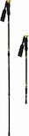 Nils Pair of Telescopic Carbon Fiber Trekking Poles with 3 Sections NW-TK19 Black 320gr