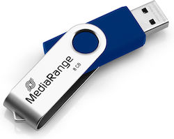 MediaRange MR908 8GB USB 2.0 Blue/Silver