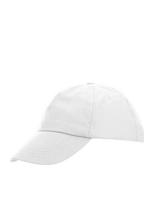 About Basics Kids' Hat Jockey White