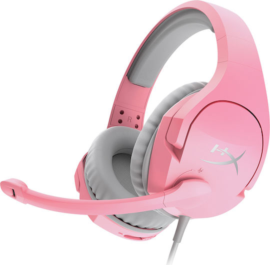 Cloud Stinger Over Ear Gaming Headset with Connection 3.5mm Pink