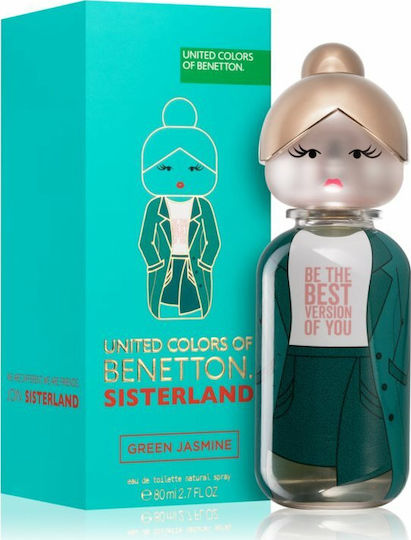 Benetton Sisterland Green Jasmine Eau de Toilette 80ml