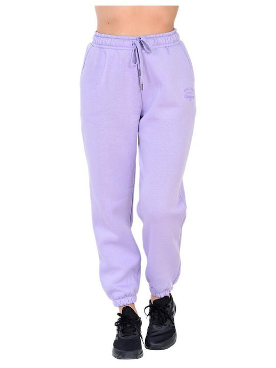 Target W22-67386 Παντελόνι Φόρμας με Λάστιχο Lilac