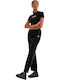 India Hohe Taille Jogginghose Schwarz