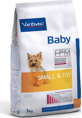 Virbac Baby Small & Toy 1.5kg Ξηρά Τροφή για Κουτάβια Μικρόσωμων Φυλών