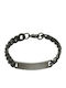 Verorama Herren Armband Id Aus Edelstahl 21,5cm