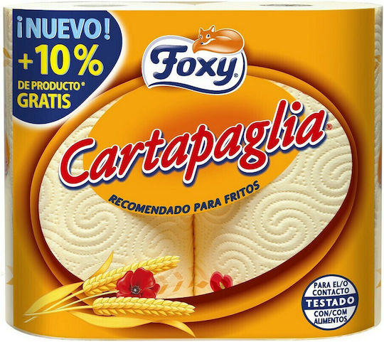 Foxy Cartapaglia Χαρτί Κουζίνας 2 Ρολά (500gr/Ρολό)