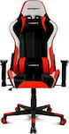 Drift DR175 Artificial Leather Gaming Chair with Adjustable Arms Red