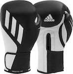 Adidas Hybrid Synthetic Leather Boxing Competition Gloves Black