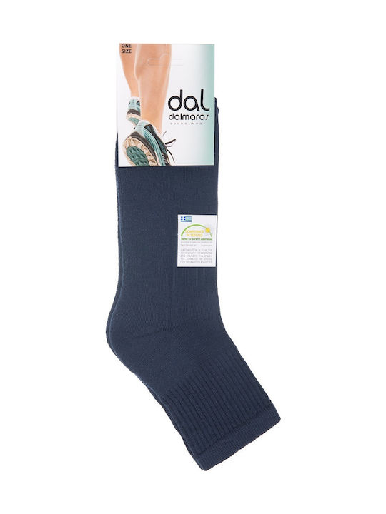 Dal 969 Herren Einfarbige Socken Blau 1Pack