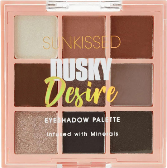 Sunkissed Dusky Desire Παλέτα με Σκιές Ματιών σε Στερεή Μορφή 9gr