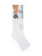 Dal 969 Herren Einfarbige Socken Weiß 1Pack