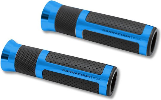 Barracuda Motorcycle Handlebars B-Lux Aluminum in Blue color