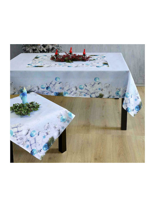 Ilis Home Christmas Fabric Tablecloth Ornament L85xW85cm