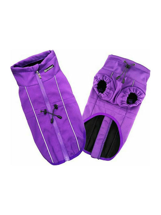 Pet Interest Active Outdoor Vest Αδιάβροχο Μπουφάν Σκύλου 2XLarge Μωβ 54cm