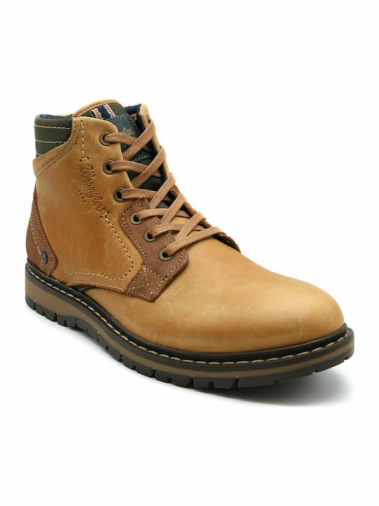 Leder Tabac Braun Stiefel