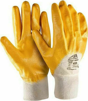 Active Gear Safety Glofe Nitrile Yellow