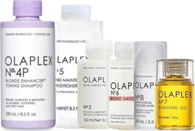 Olaplex Perfect Blonde Hair Set de îngrijire a părului cu Șampon 6buc