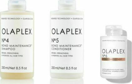 Olaplex Repair Hair Treatment Set for Damaged Hair with Shampoo 3pcs