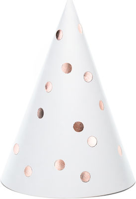 Dots Partyhüte 6Stück CPP23-008Roségold