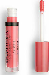 Revolution Beauty Sheer Lip Gloss 138 Excess 3ml