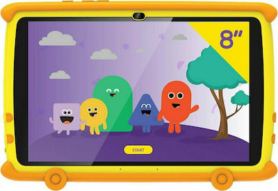 Egoboo Kiddoboo 8" Tablet with WiFi (2GB/32GB) Yellow