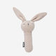Minene Πλεκτή Κουδουνίστρα Bunny για Νεογέννητα Ροζ
