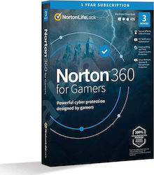 Norton 360 for Gamers für 3 Geräte und 1 Jahr Nutzung