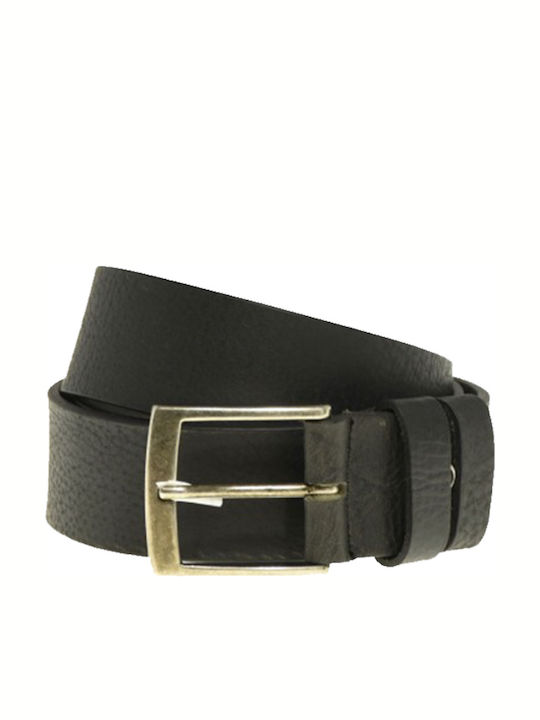 0404-54 Men's Belt Leather Black